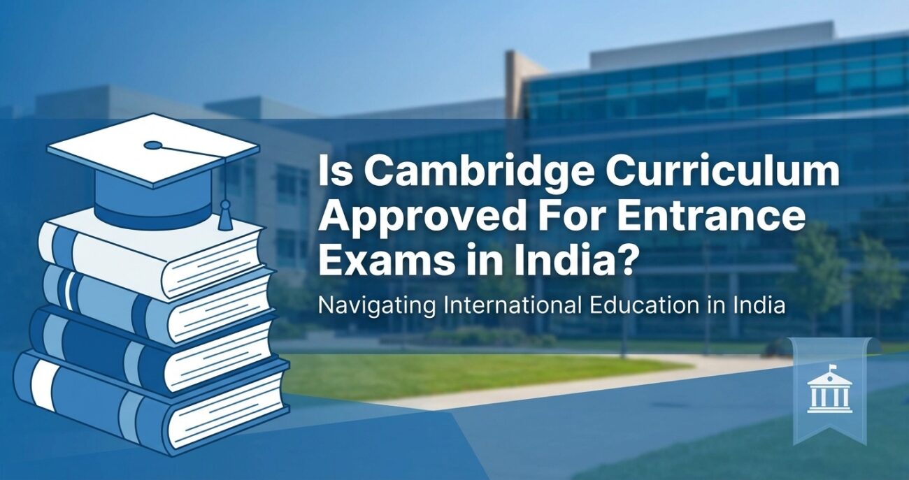 Is Cambridge Curriculum Approved For Entrance Exams in India?